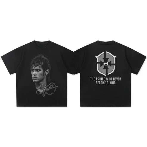 Camiseta Neymar Vintage de 2 caras Unisex